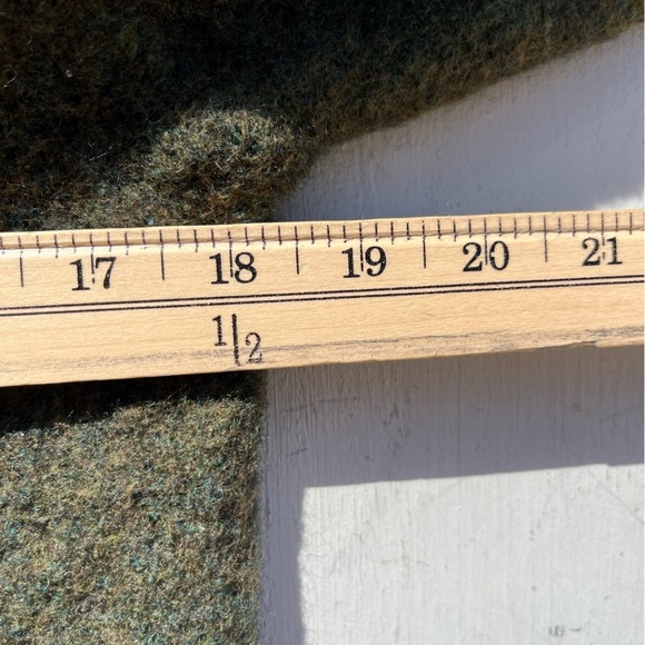 Women's Gap Sweater Green Wool Solid L Stretch Warm City Fall Preppy College - Picture 8 of 11